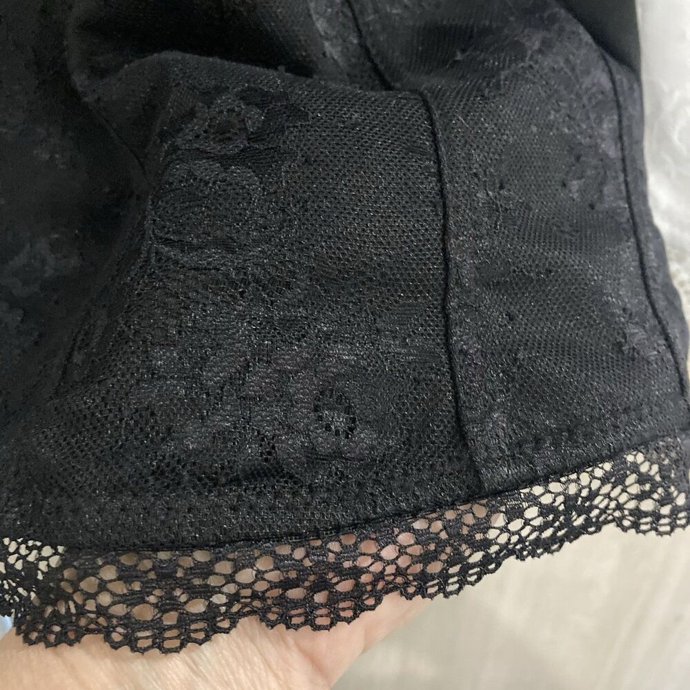 Lace Corsets White Black Coquette Whimsigoth Cap Sleeve Floral Top Women S Lot/2 - Picture 5 of 11